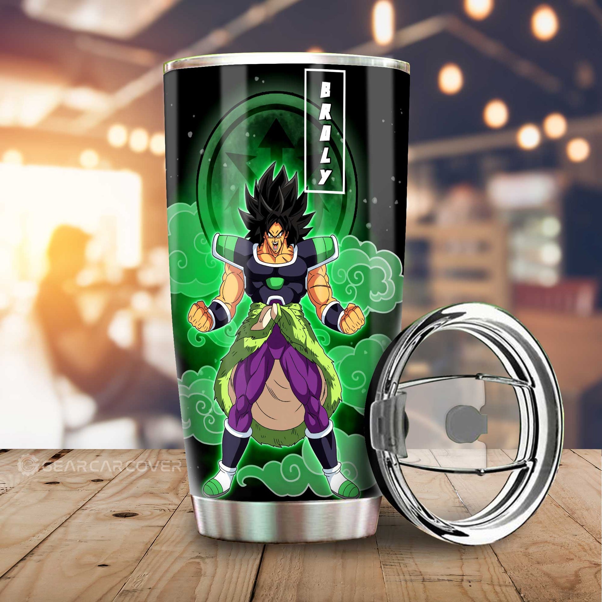 Broly Tumbler Cup Custom Anime Dragon Ball Car Accessories - Gearcarcover - 1