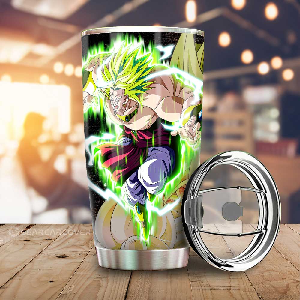 Broly Tumbler Cup Custom Dragon Ball Anime Car Interior Accessories - Gearcarcover - 1