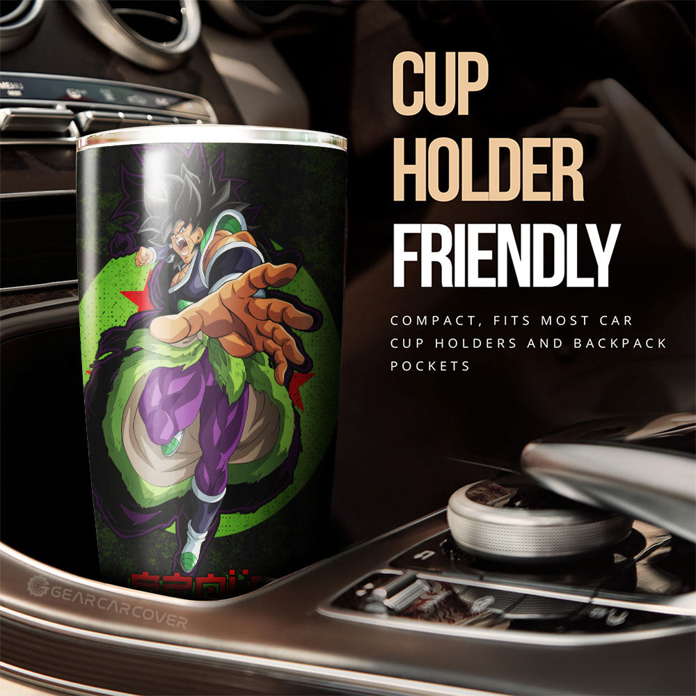 Broly Tumbler Cup Custom Dragon Ball Car Accessories - Gearcarcover - 1