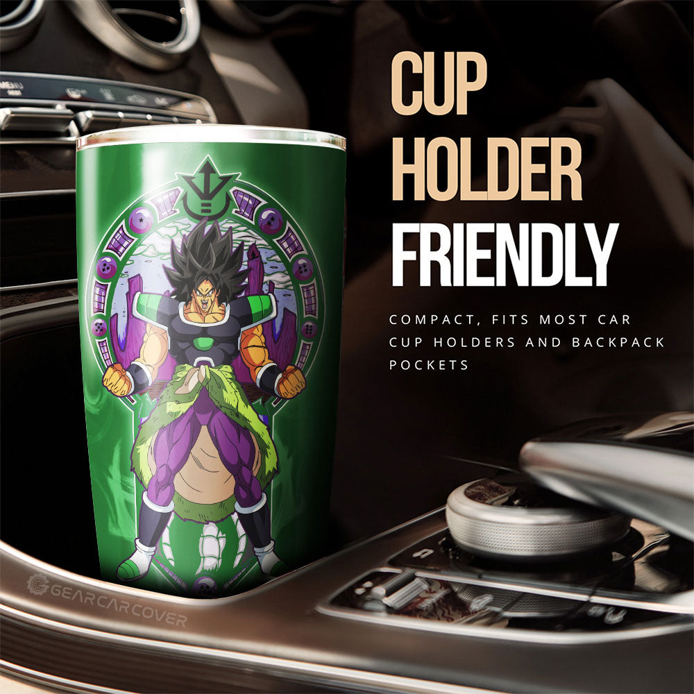 Broly Tumbler Cup Custom Dragon Ball Car Interior Accessories - Gearcarcover - 3