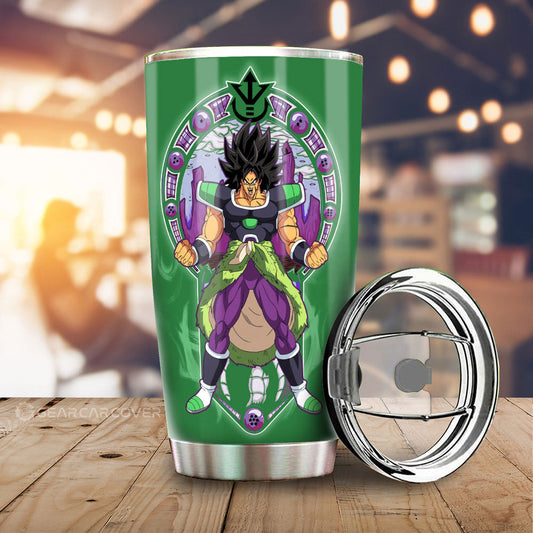 Broly Tumbler Cup Custom Dragon Ball Car Interior Accessories - Gearcarcover - 1