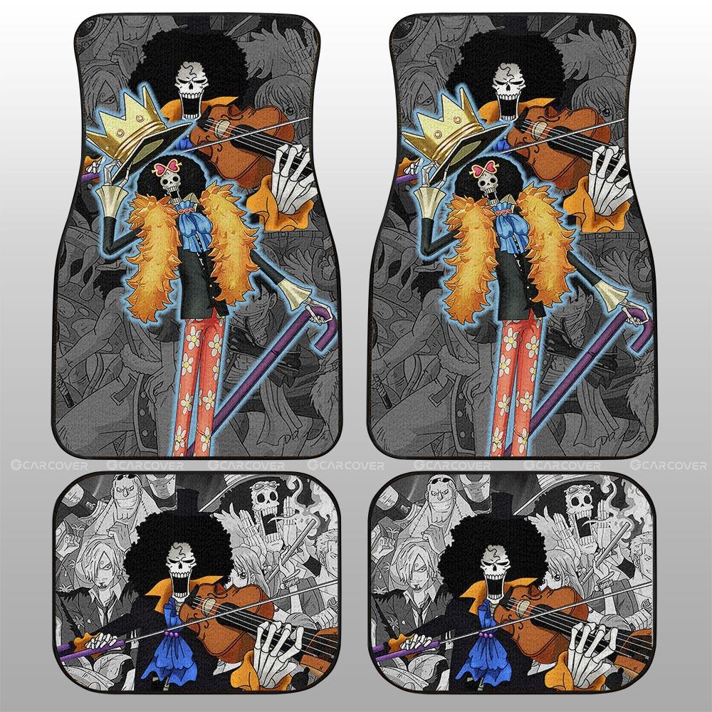 Brook Car Floor Mats Custom One Piece Anime Car Interior Accessories - Gearcarcover - 2