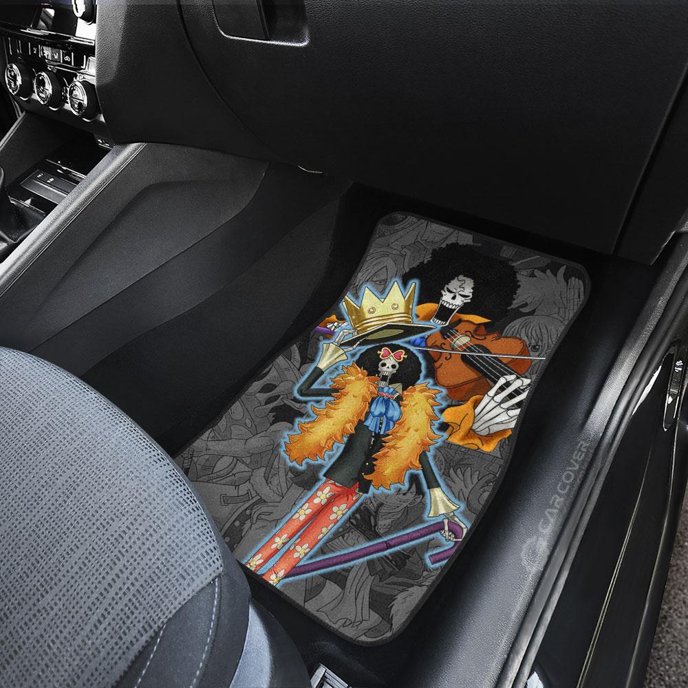 Brook Car Floor Mats Custom One Piece Anime Car Interior Accessories - Gearcarcover - 4