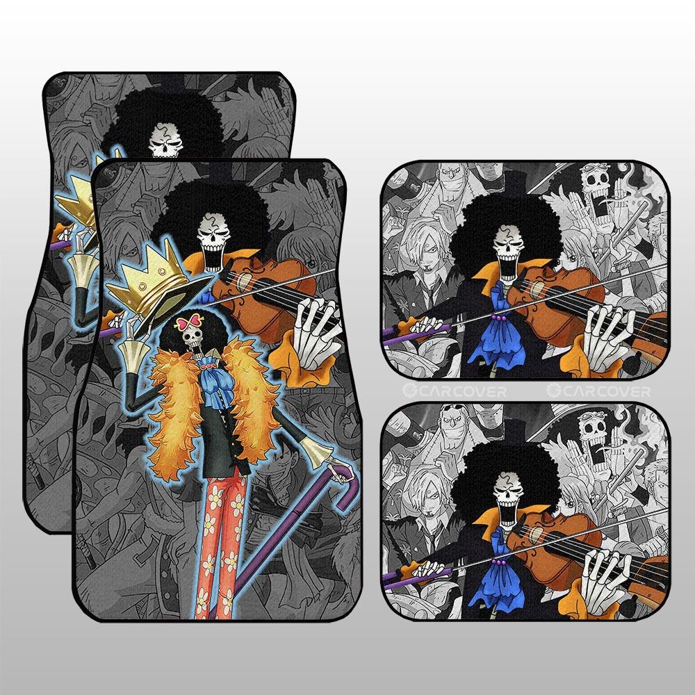 Brook Car Floor Mats Custom One Piece Anime Car Interior Accessories - Gearcarcover - 1