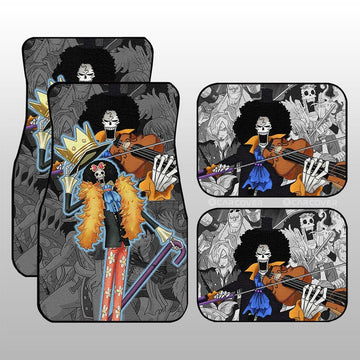Brook Car Floor Mats Custom One Piece Anime Car Interior Accessories - Gearcarcover - 1