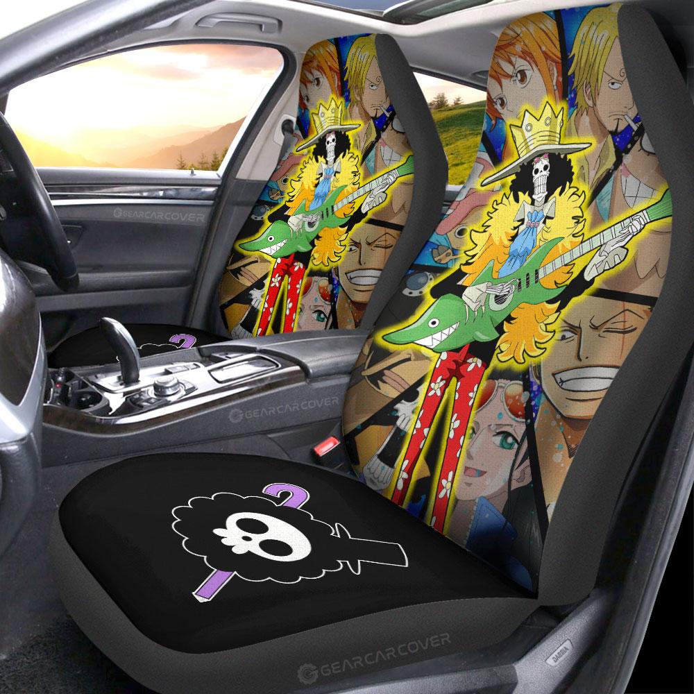 Brook Car Seat Covers Custom One Piece Anime Car Interior Accessories - Gearcarcover - 2