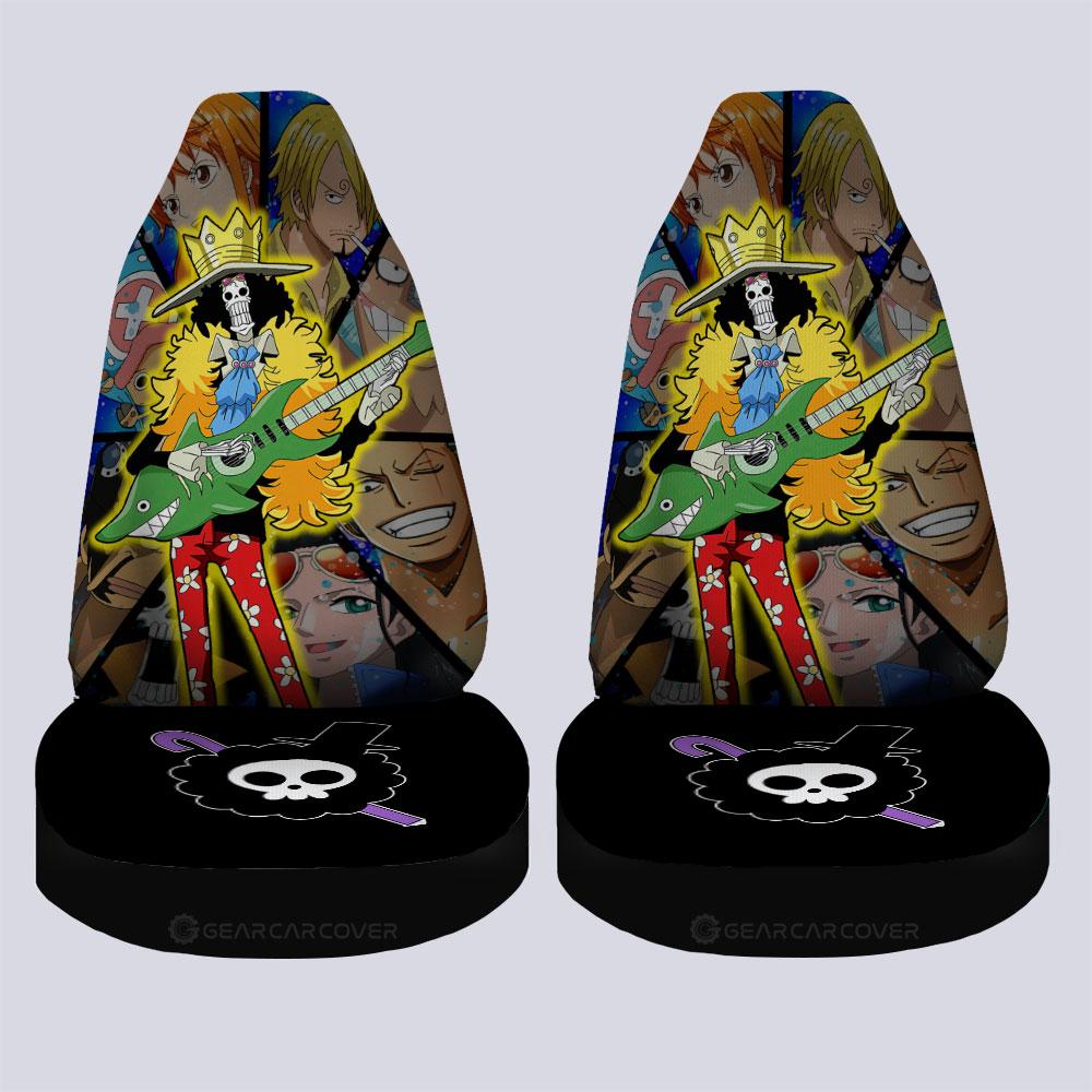 Brook Car Seat Covers Custom One Piece Anime Car Interior Accessories - Gearcarcover - 4
