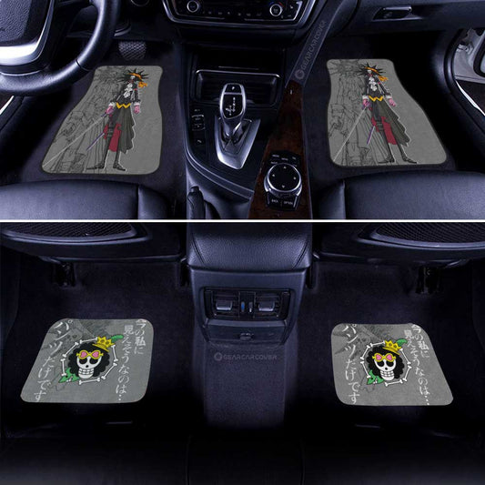 Brook Film Red Car Floor Mats Custom One Piece Anime Car Accessories - Gearcarcover - 2