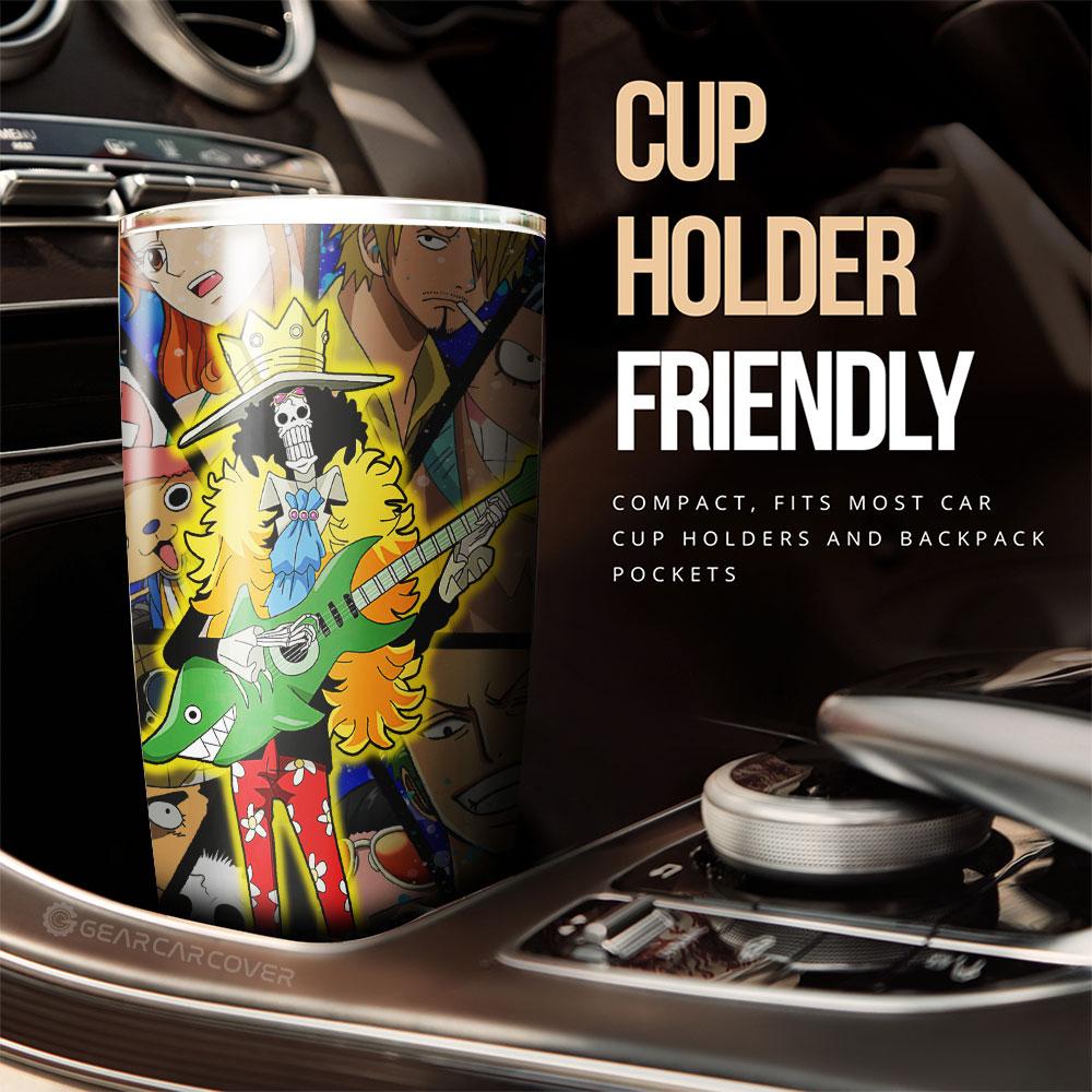 Brook Tumbler Cup Custom Anime One Piece Car Interior Accessories For Anime Fans - Gearcarcover - 2
