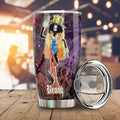 Brook Tumbler Cup Custom One Piece Anime Car Accessories Manga Galaxy Style - Gearcarcover - 1