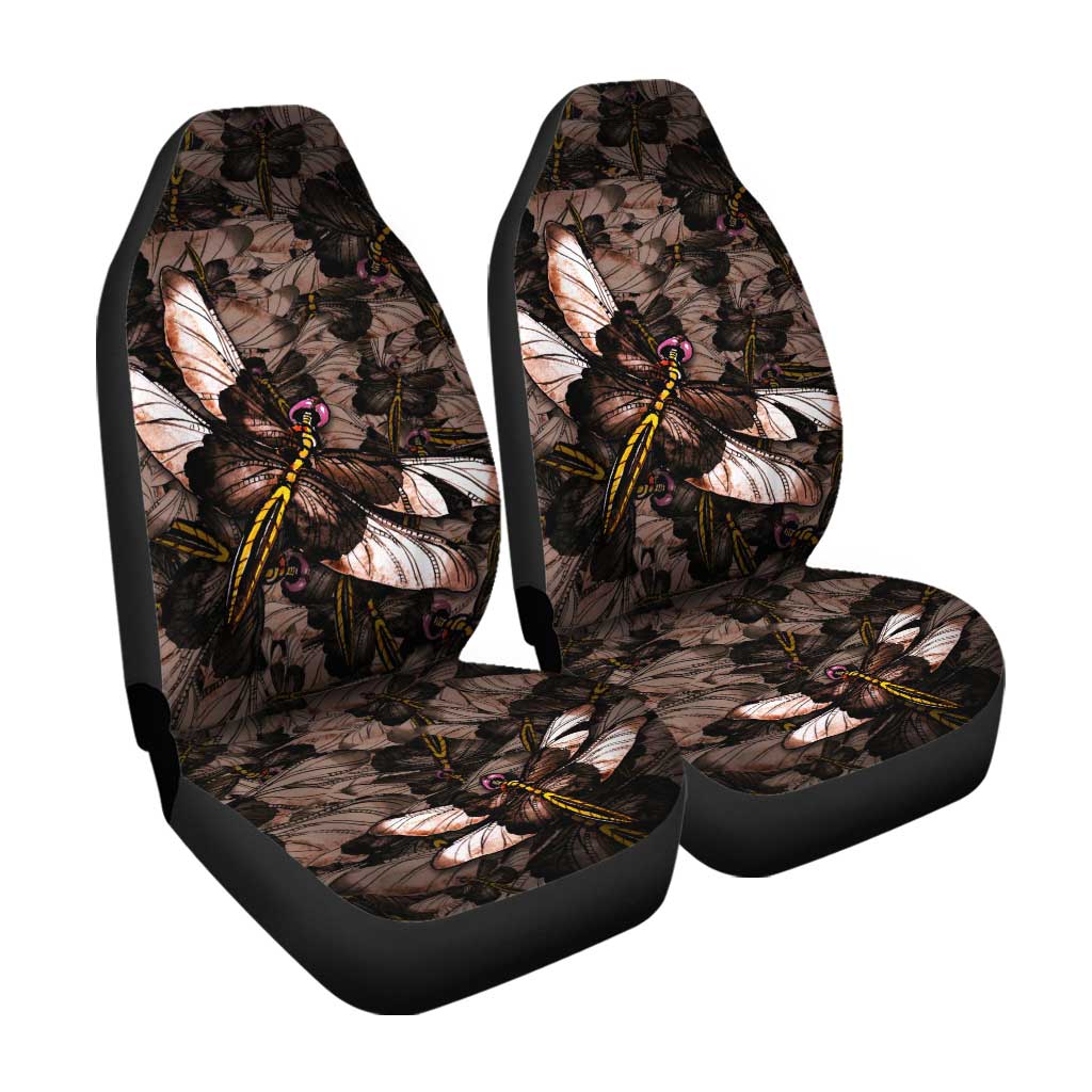Brown Dragonfly Car Seat Covers Custom Car Accessories - Gearcarcover - 3