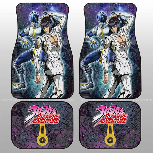 Bruno Bucciarati Car Floor Mats Custom Galaxy Manga JJBA Anime - Gearcarcover - 2