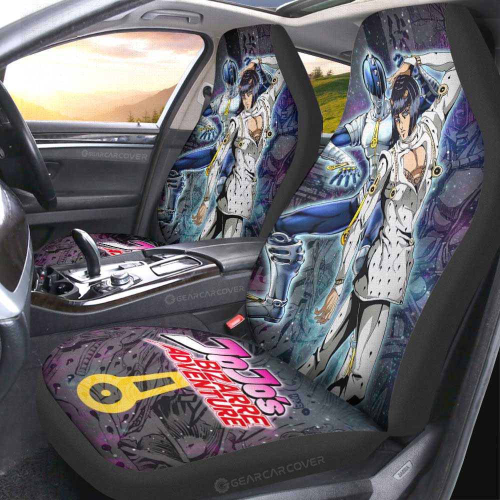 Bruno Bucciarati Car Seat Covers Custom Galaxy Manga JJBA Anime - Gearcarcover - 2