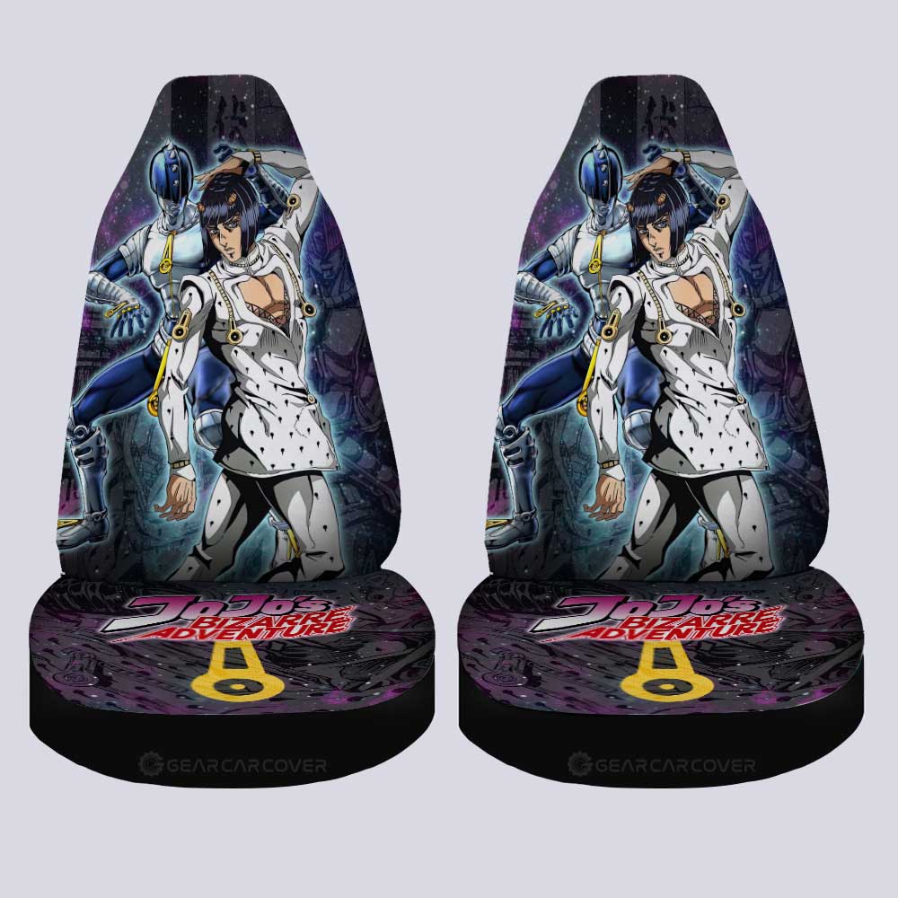 Bruno Bucciarati Car Seat Covers Custom Galaxy Manga JJBA Anime - Gearcarcover - 4