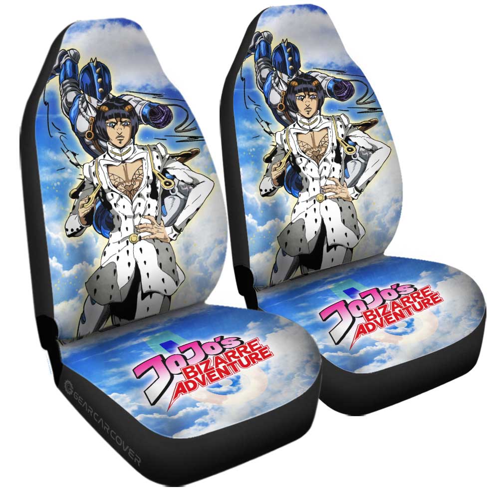 Bruno Bucciarati Car Seat Covers Custom Jojo's Bizarre Adventures Anime - Gearcarcover - 3