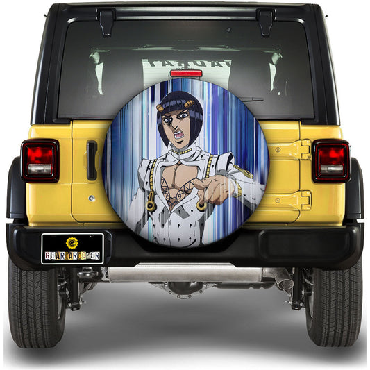 Bruno Bucciarati Spare Tire Covers Custom JoJo's Bizarre Adventure Anime Car Accessories - Gearcarcover - 1