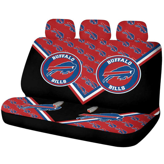 Buffalo Bills Car Back Seat Cover Custom Car Accessories For Fans - Gearcarcover - 1