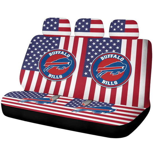 Buffalo Bills Car Back Seat Cover Custom Car Accessories - Gearcarcover - 1