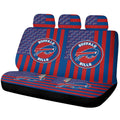 Buffalo Bills Car Back Seat Cover Custom US Flag Style - Gearcarcover - 1