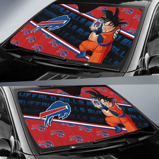 Buffalo Bills Car Sunshade Custom Car Decorations For Fans - Gearcarcover - 2