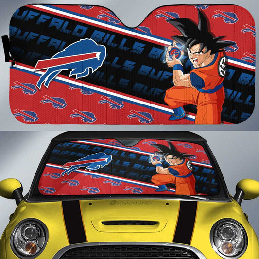 Buffalo Bills Car Sunshade Custom Car Decorations For Fans - Gearcarcover - 1