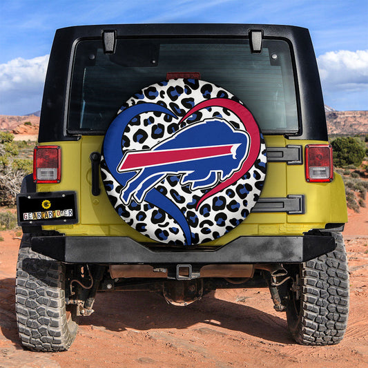 Buffalo Bills Spare Tire Cover Custom For Fans - Gearcarcover - 2