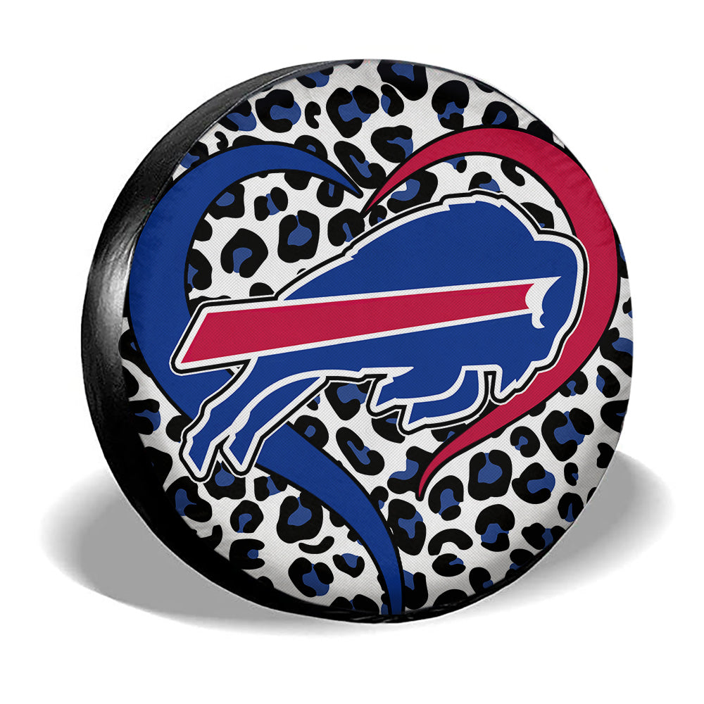 Buffalo Bills Spare Tire Cover Custom For Fans - Gearcarcover - 3