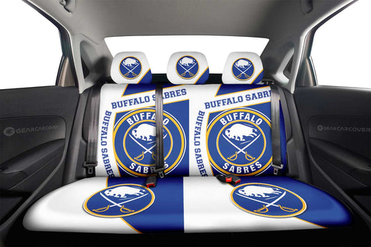 Buffalo Sabres Car Back Seat Cover Custom Car Accessories For Fans - Gearcarcover - 2