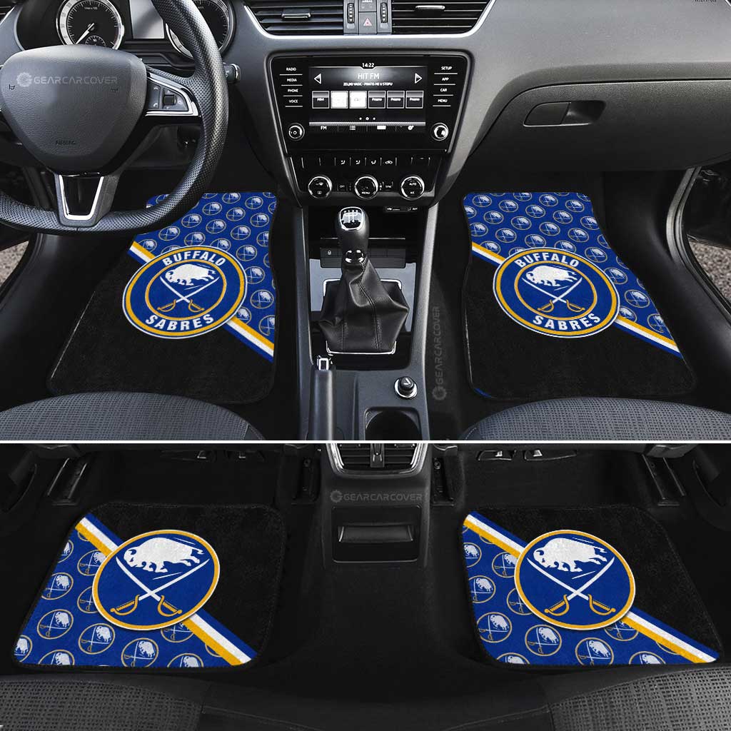 Buffalo Sabres Car Floor Mats Custom Car Accessories For Fans - Gearcarcover - 2