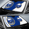Buffalo Sabres Car Sunshade Custom Car Accessories For Fans - Gearcarcover - 2
