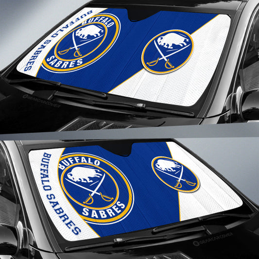 Buffalo Sabres Car Sunshade Custom Car Accessories For Fans - Gearcarcover - 2