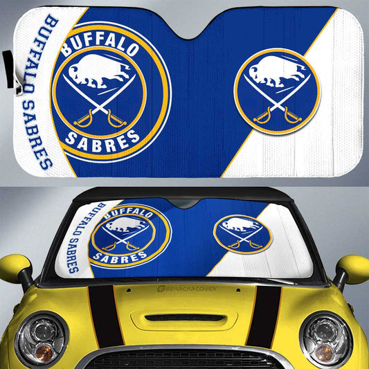 Buffalo Sabres Car Sunshade Custom Car Accessories For Fans - Gearcarcover - 1