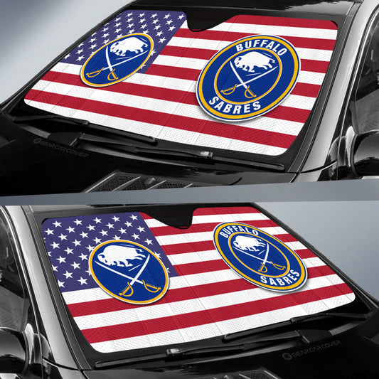 Buffalo Sabres Car Sunshade Custom Car Accessories - Gearcarcover - 2