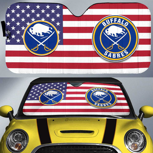 Buffalo Sabres Car Sunshade Custom Car Accessories - Gearcarcover - 1