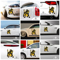 Buggy Car Sticker Custom One Piece Anime Gold Silhouette Style - Gearcarcover - 2