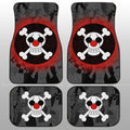 Buggy Pirates Flag Car Floor Mats Custom One Piece Anime Car Accessories - Gearcarcover - 2