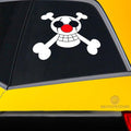 Buggy Pirates Flag Car Sticker Custom One Piece Anime Car Accessories - Gearcarcover - 2