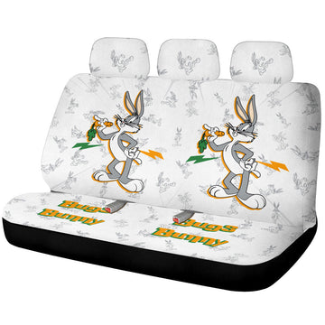 Bugs Bunny Car Back Seat Cover Custom Cartoon Car Accessories - Gearcarcover - 1