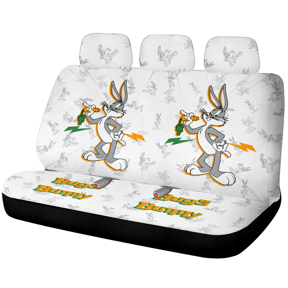 Bugs Bunny Car Back Seat Cover Custom Cartoon Car Accessories - Gearcarcover - 1
