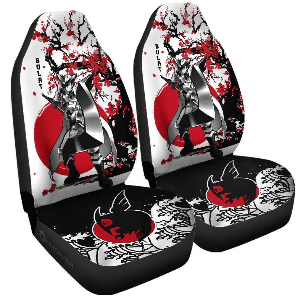 Bulat Car Seat Covers Custom Anime Akame Ga Kill Car Accessories - Gearcarcover - 3