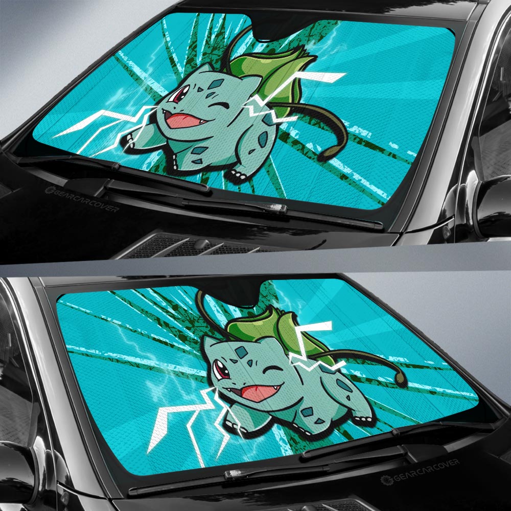 Bulbasaur Car Sunshade Custom Car Interior Accessories - Gearcarcover - 3