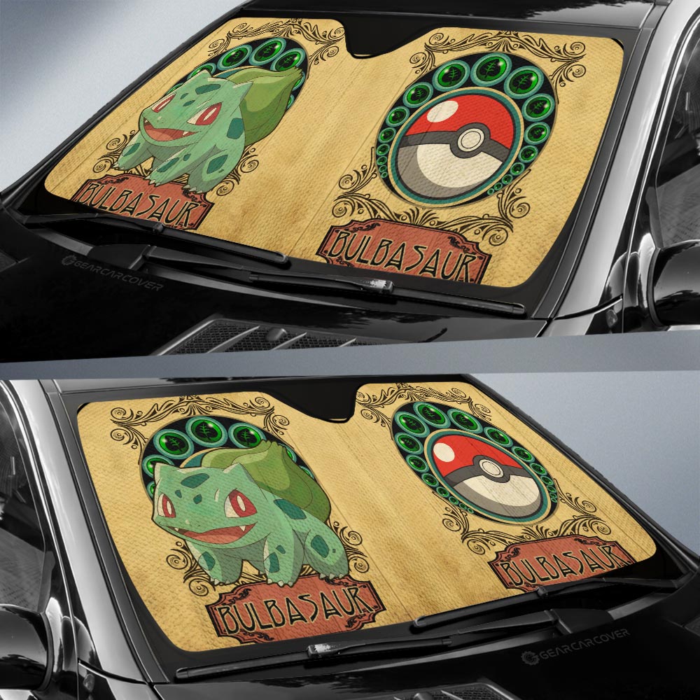 Bulbasaur Car Sunshade Custom Car Interior Accessories - Gearcarcover - 2