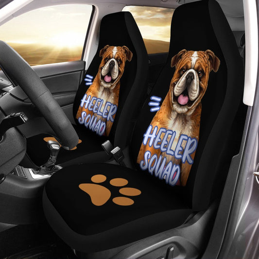Bulldog Car Seat Covers Custom Car Accessories For Bulldog Lovers - Gearcarcover - 1