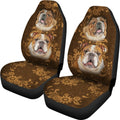 Bulldog Car Seat Covers Custom Vintage Car Accessories For Dog Lovers - Gearcarcover - 3