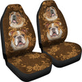 Bulldog Car Seat Covers Custom Vintage Car Accessories For Dog Lovers - Gearcarcover - 4