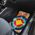 Bullseye Tie Dye Car Floor Mats Custom Hippie Car Accessories - Gearcarcover - 4