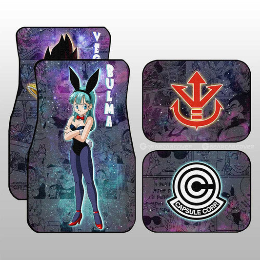 Bulma And Vegeta Car Floor Mats Custom Galaxy Style Dragon Ball Anime Car Accessories - Gearcarcover - 2