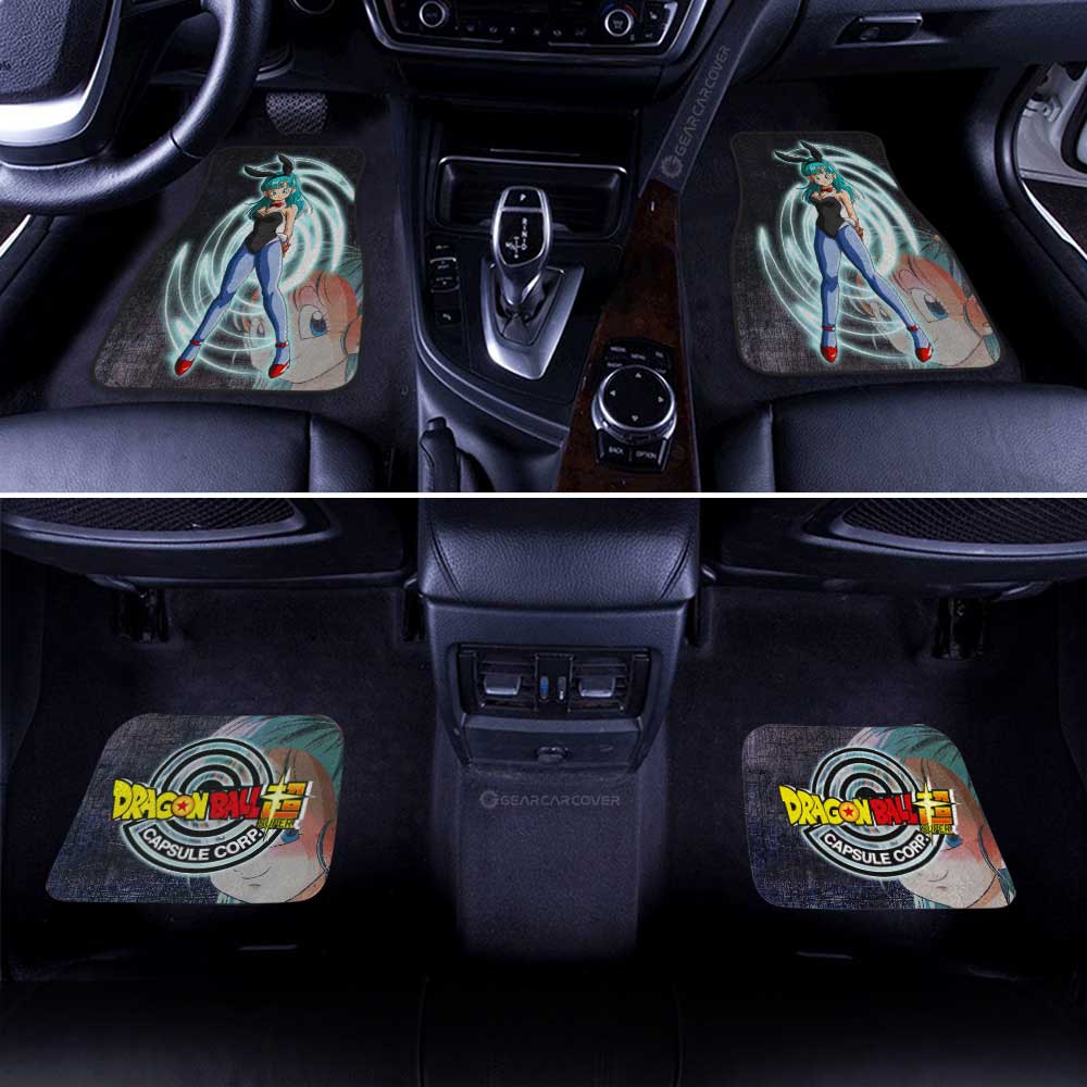 Bulma Car Floor Mats Custom Dragon Ball Anime Car Accessories - Gearcarcover - 2