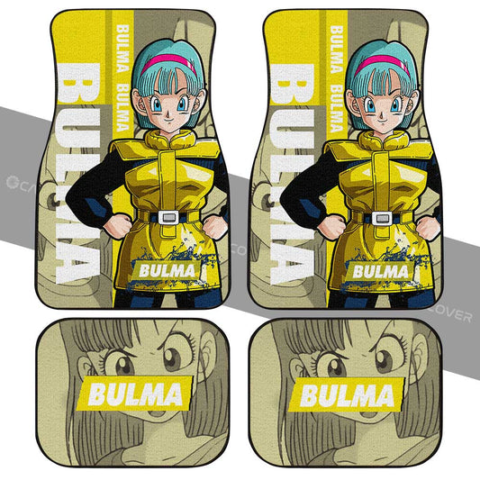 Bulma Car Floor Mats Custom Dragon Ball Anime Car Accessories - Gearcarcover - 2