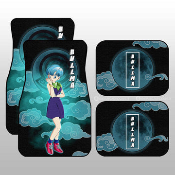 Bulma Car Floor Mats Custom Dragon Ball Anime Car Interior Accessories - Gearcarcover - 1